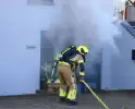 Veel rookontwikkeling bij brand in kantoorpand