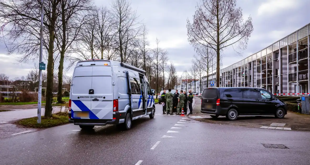 Groot gebied afgezet na vondst explosief