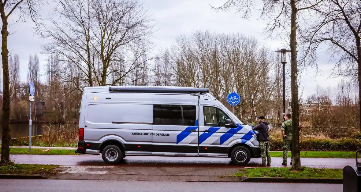 Groot gebied afgezet na vondst explosief - Foto 4