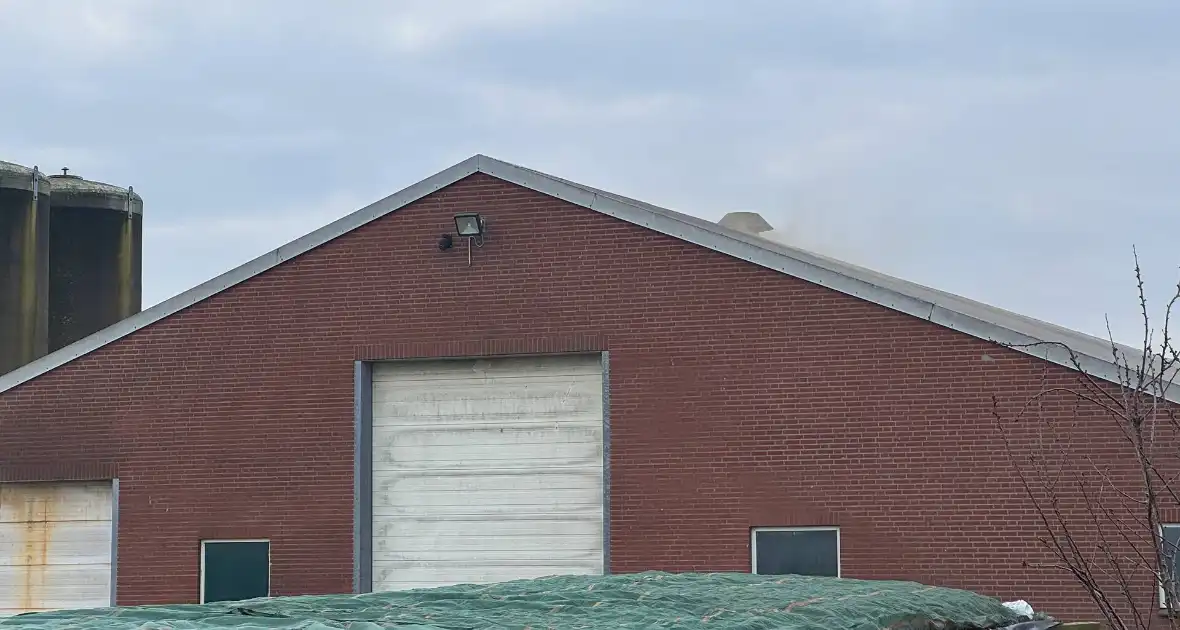 Brand in meterkast van varkensstal - Foto 1