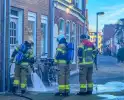 Deur van woning besmeurd met afbijtmiddel