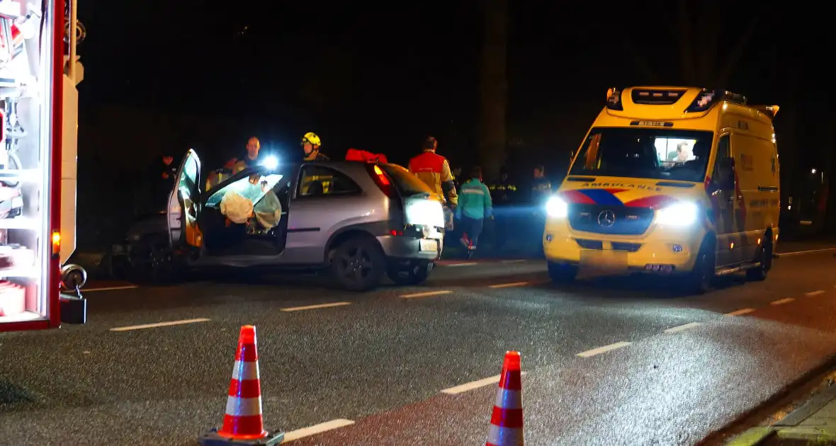 Automobilist belandt tegen een boom - Foto 4
