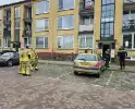 Vlooienbom verbrand in portiekwoning