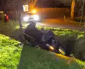 Bestuurder niet aangetroffen na aantreffen te water geraakt voertuig