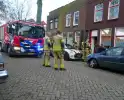 Brandweer verricht sloopwerkzaamheden vanwege brand