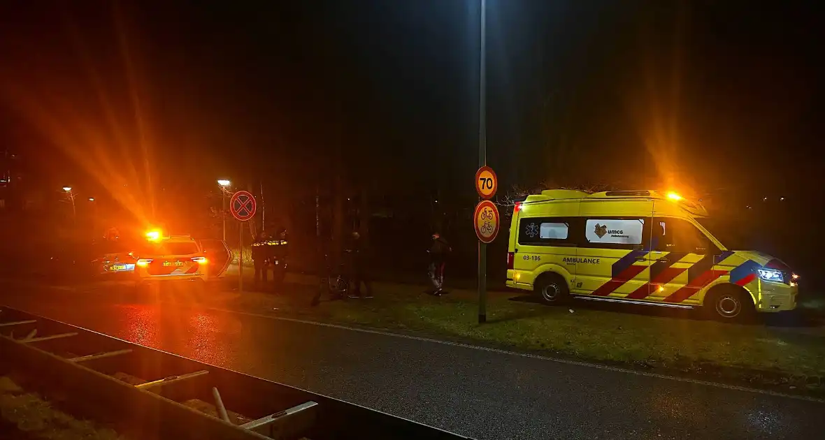 Botsing tussen auto en fatbike - Foto 1