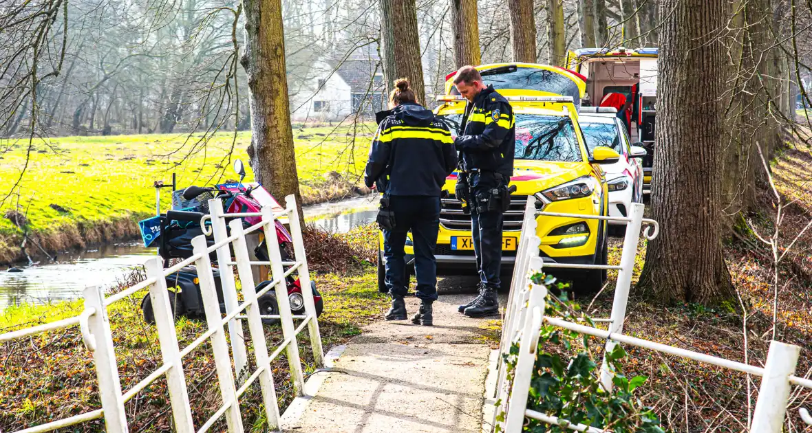 Bestuurder scootmobiel gewond na eenzijdig ongeval