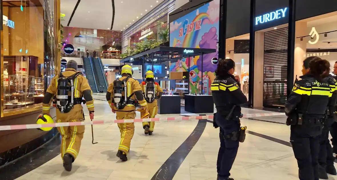 Brand in Mall of the Netherland snel onder controle