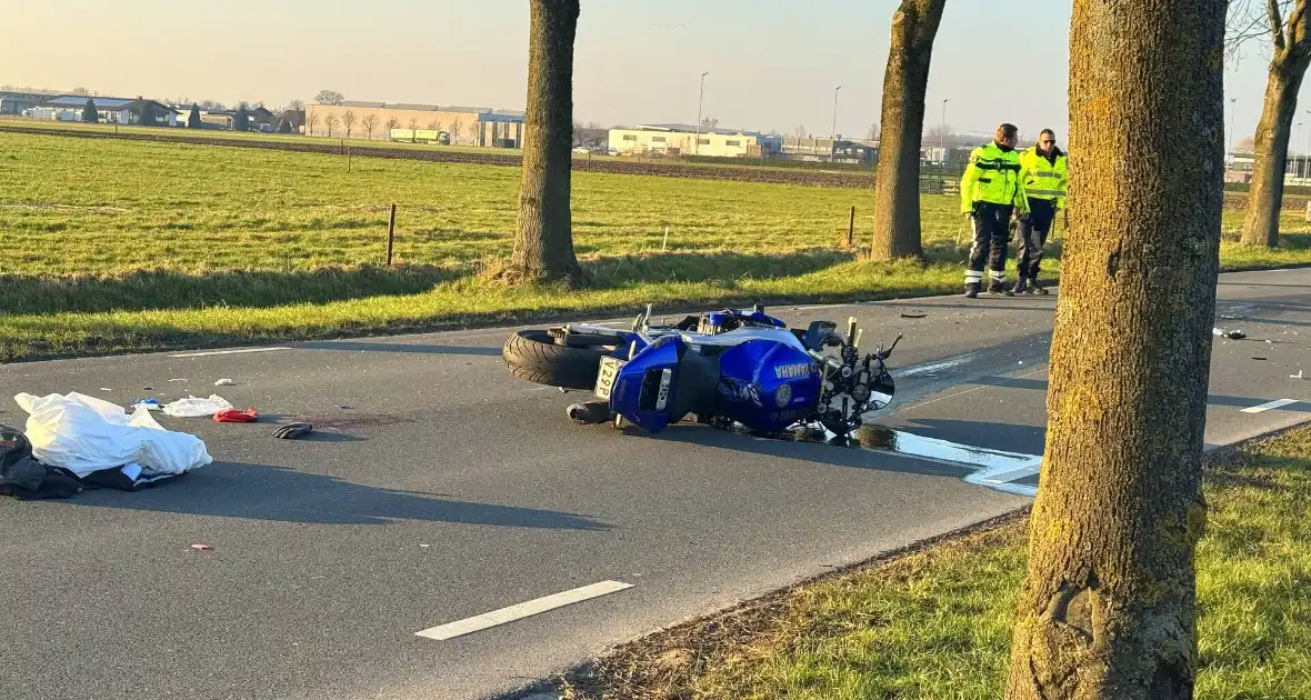 Ernstig ongeval met motorrijder