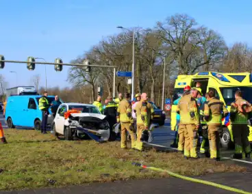 Gewonden bij kop-staartbotsing