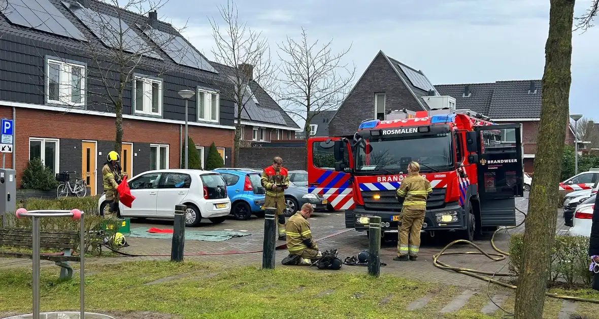 Brand op bovenverdieping geblust door brandweer - Foto 4