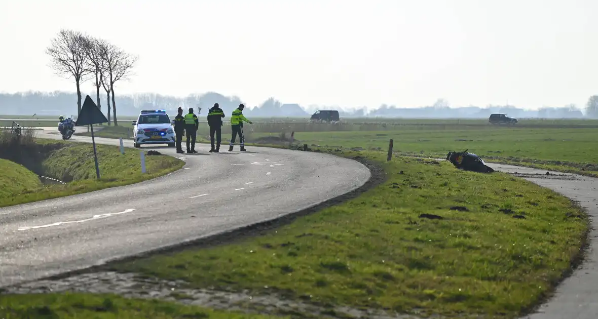 Ongeval met motorrijder, traumateam ingezet