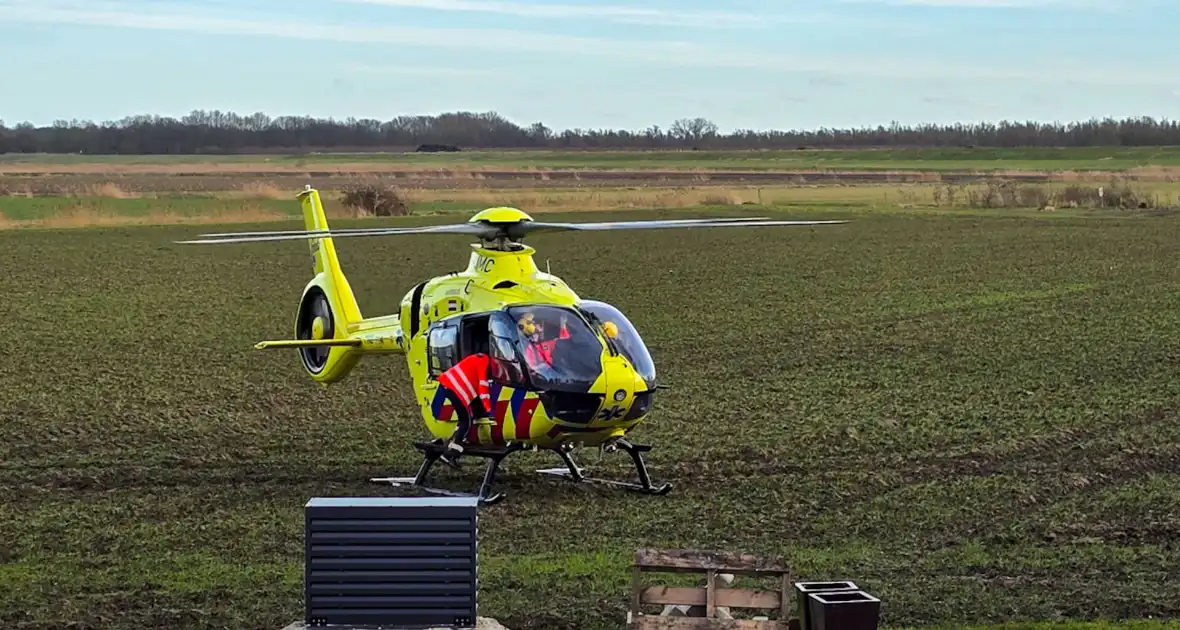 Oude man gevallen in woning, traumahelikopter ingezet - Foto 4