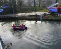 Fiets aangetroffen op spoorbrug, grote zoektocht in water