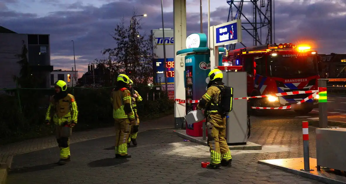 Ongeval gevaarlijke stof bij tankstation
