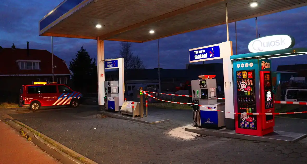 Ongeval gevaarlijke stof bij tankstation - Foto 3