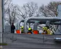 Dakbrand bij interieurinrichter geblust