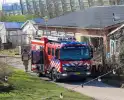 Veel rookontwikkeling bij binnenbrand in atelier