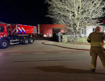 Flinke rookontwikkeling door brand bij afvalverwerkingsbedrijf