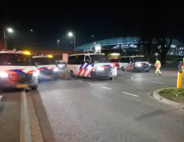 Feyenoord supporters verdreven door mobiele eenheid