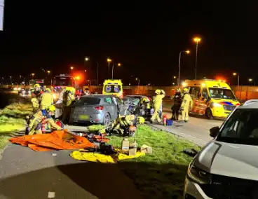 Dode en zwaargewonden bij frontale aanrijding