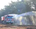 Brandweer oefent grote natuurbrand