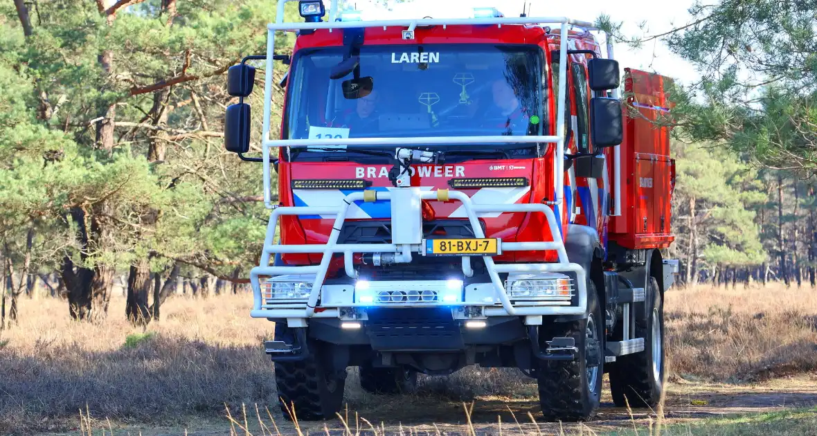 Brandweer oefent grote natuurbrand - Foto 19
