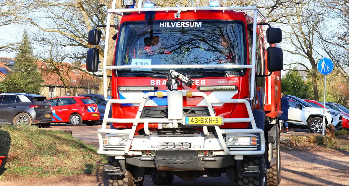 Brandweer oefent grote natuurbrand - Foto 3