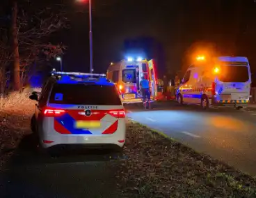 Persoon gewond bij ongeval met fiets