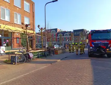 Brandweer onderzoekt situatie na gaslek