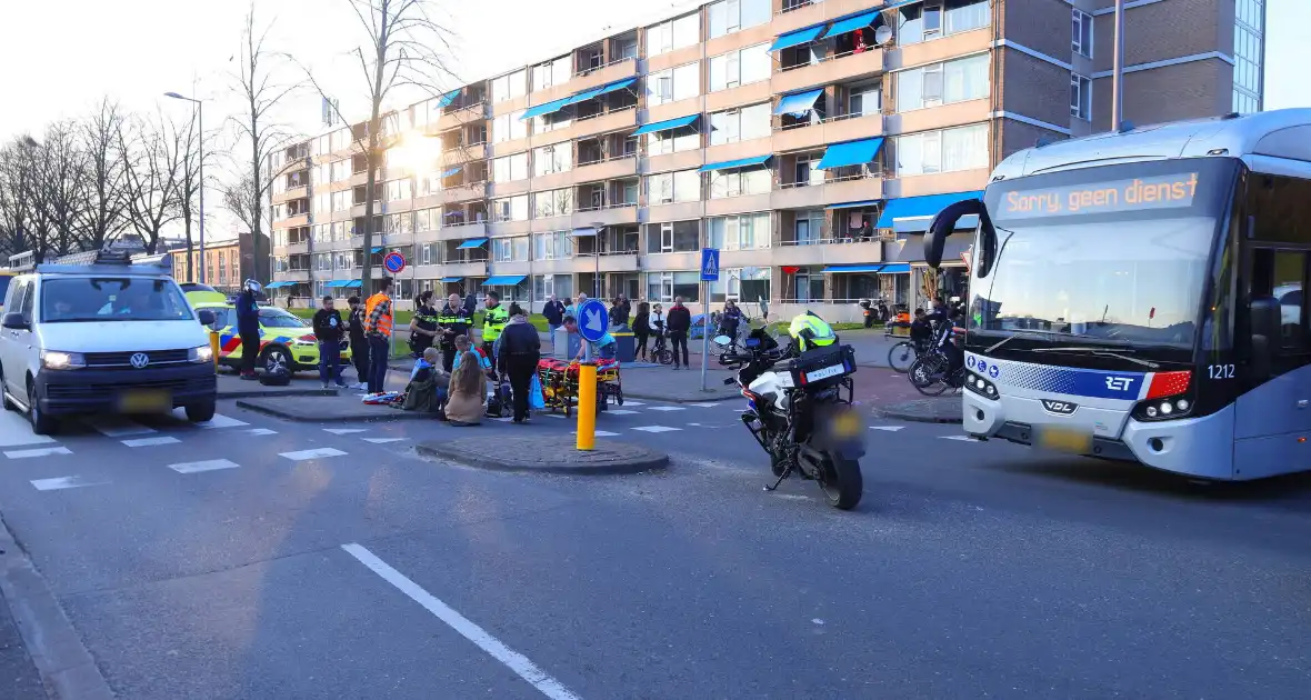 Fietser en motor betrokken bij ongeval