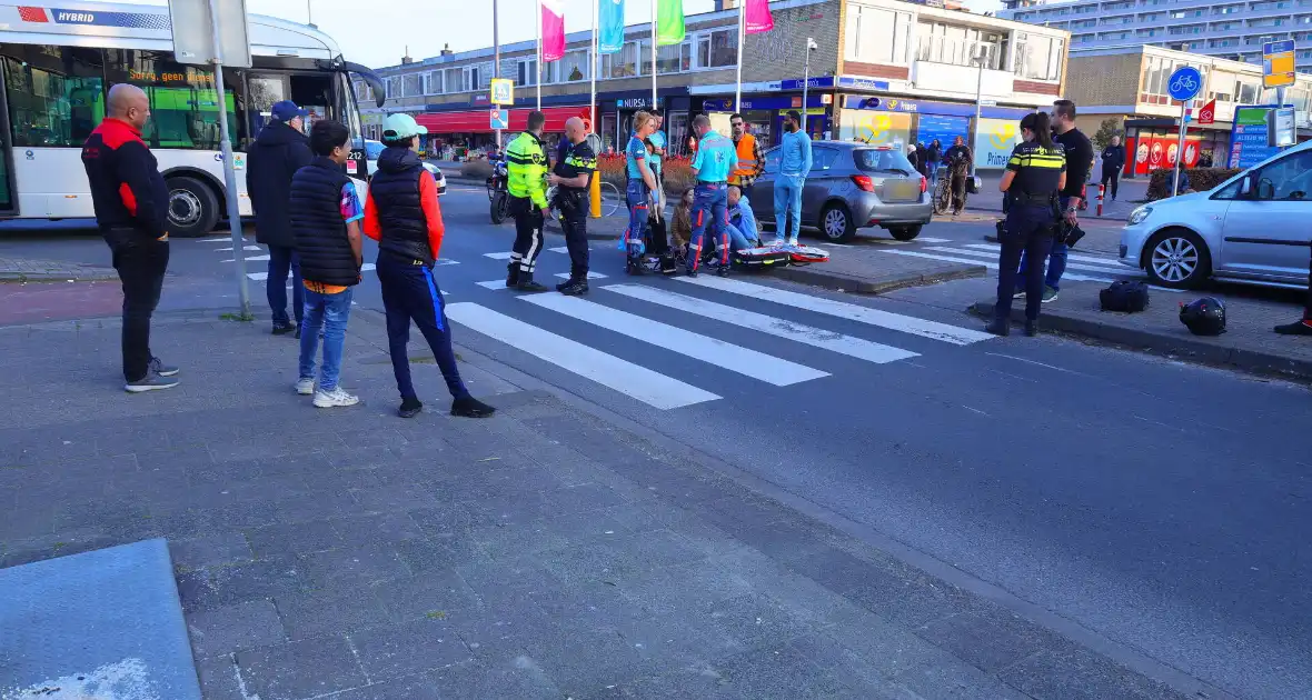Fietser en motor betrokken bij ongeval - Foto 4