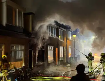 Brand in woning leidt tot gewonden