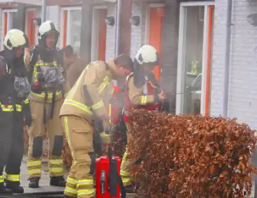 Woning vol rook door pannetje op vuur