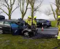 Auto tijdens rijden in brand gevlogen op provinciale weg