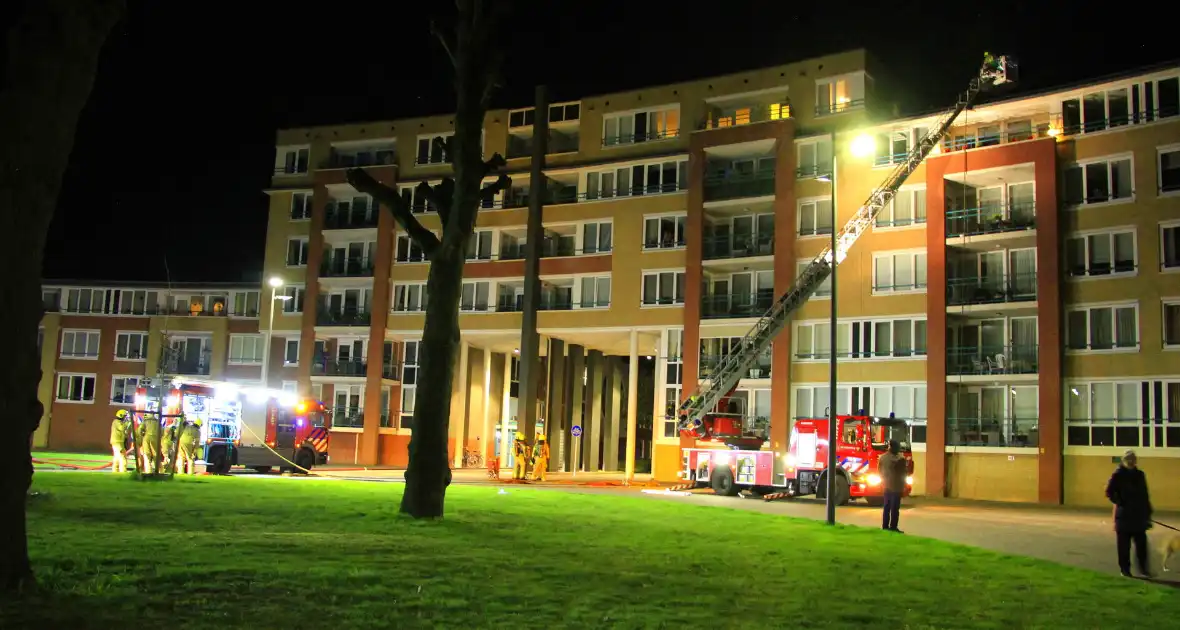 Brand bij ouderencomplex zorgt voor opschaling