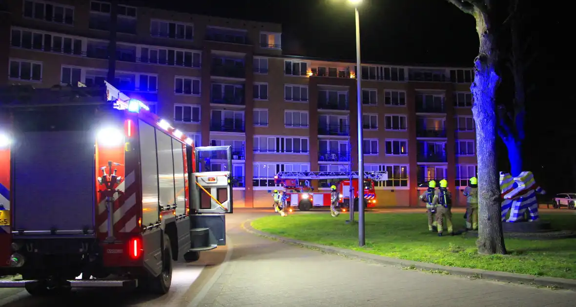 Brand bij ouderencomplex zorgt voor opschaling - Foto 12