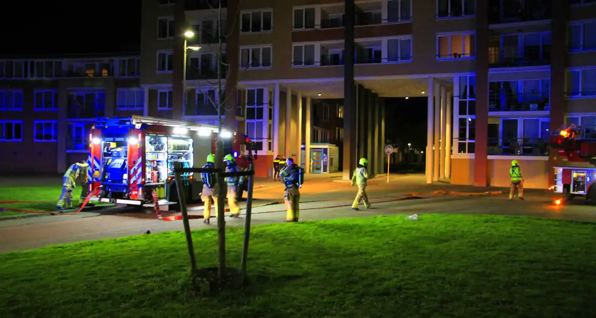 Brand bij ouderencomplex zorgt voor opschaling - Foto 5