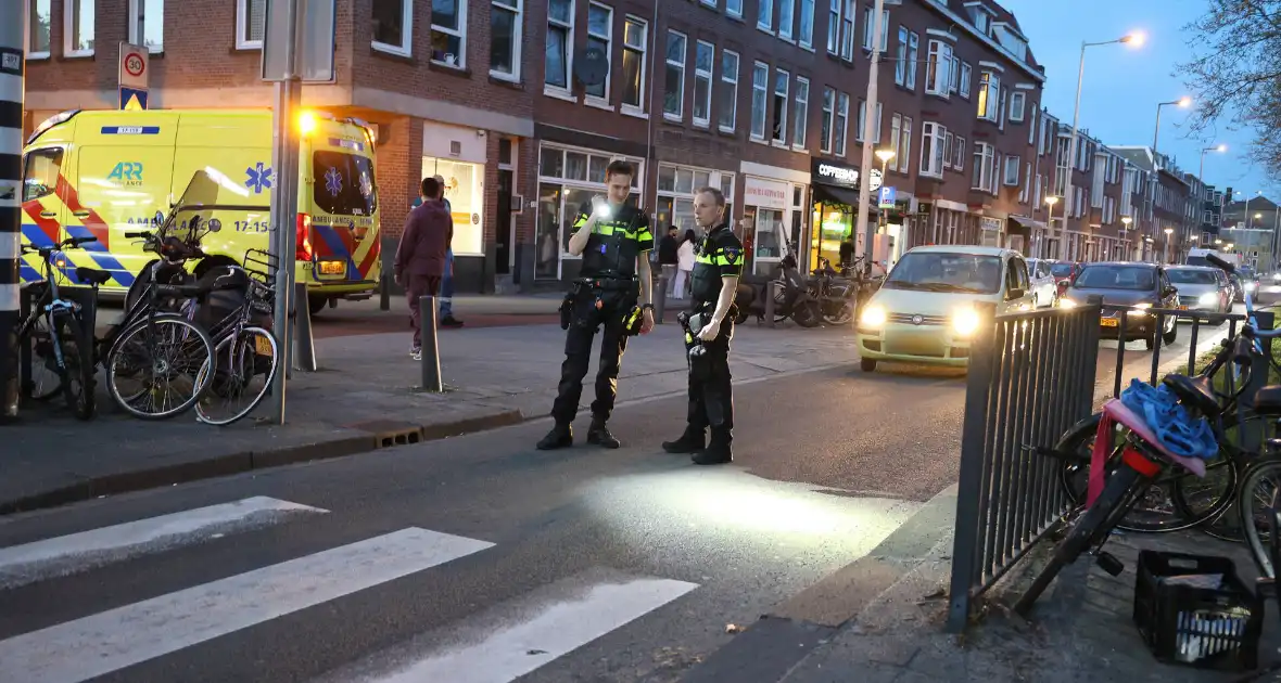 Fietser geschept bij voetgangersoversteekplaats