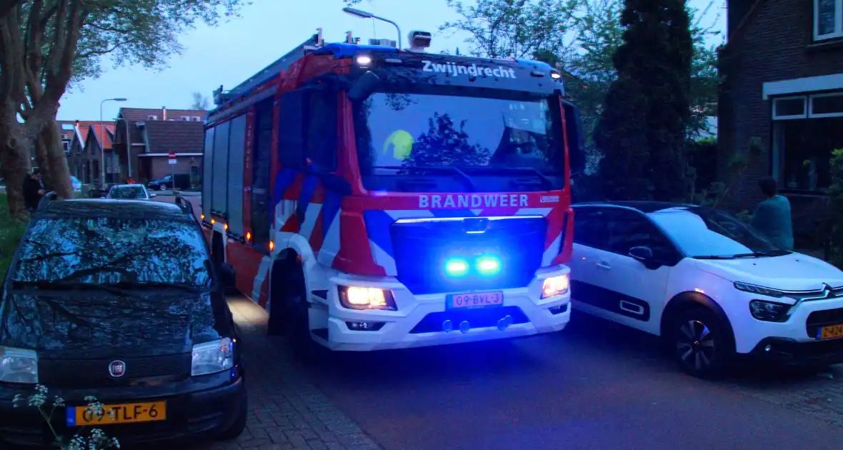 Brand in coniferen haag snel onder controle door snelle inzet - Foto 3