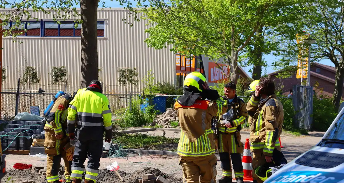 Gaslekkage door aanleg glasvezel