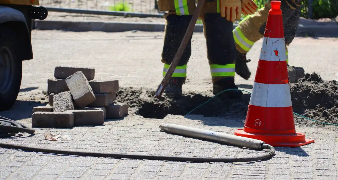 Gaslekkage door aanleg glasvezel - Foto 3
