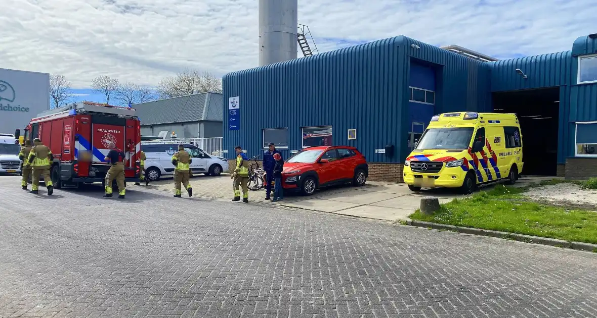 Medewerker gewond door beknelling