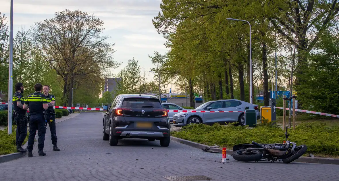 Motorrijder zwaargewond bij botsing met automobilist