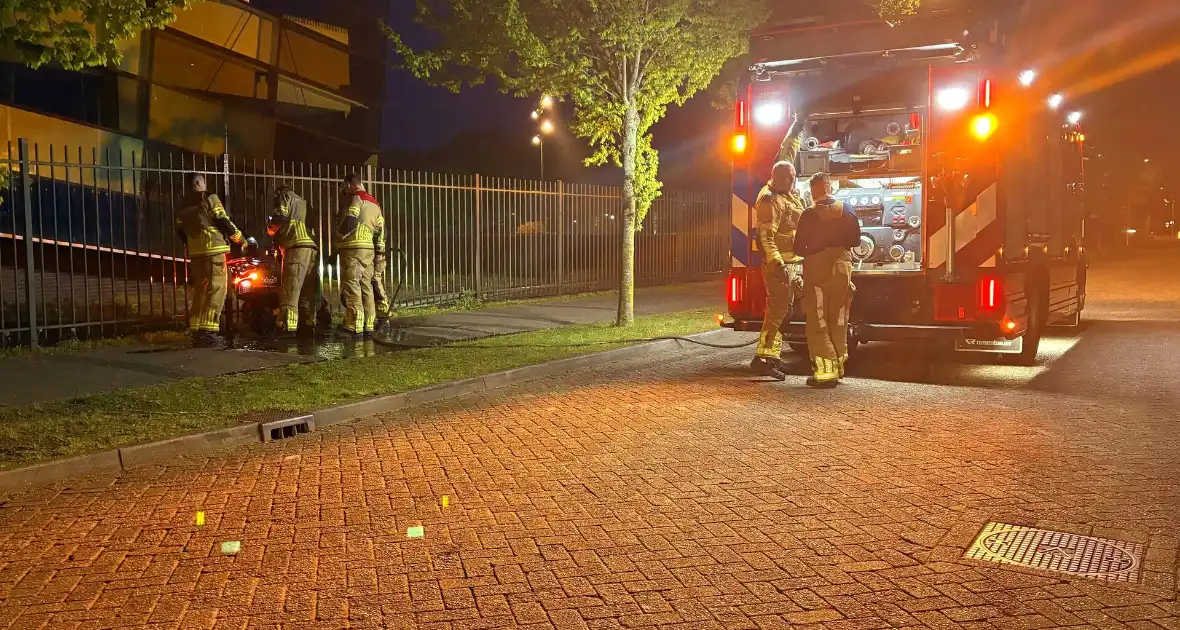Brand in koffer van scooter - Foto 2