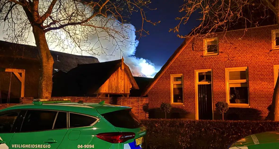 Brand in schuur met zonnepanelen