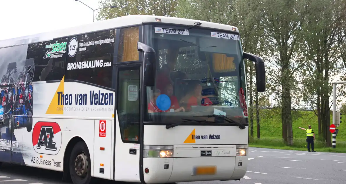 Spanning bij supporters voor bekerfinale - Foto 19
