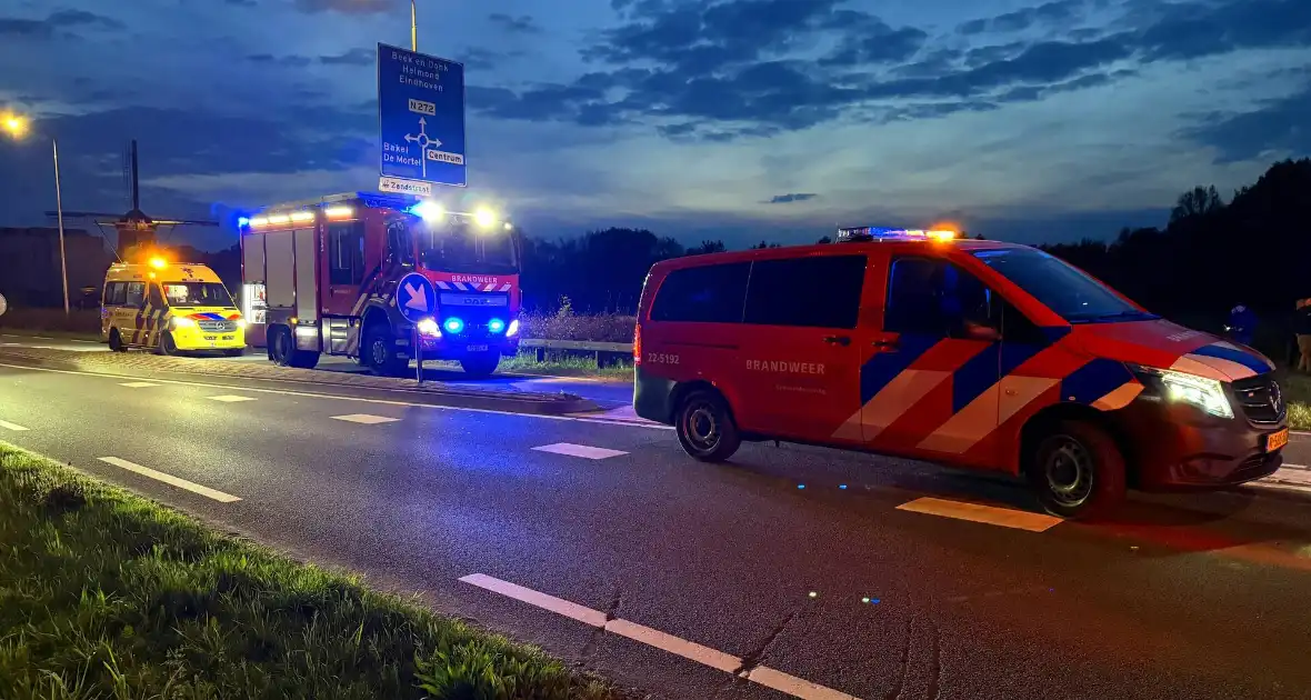 Eenzijdig ongeval auto belandt op fietspad - Foto 7