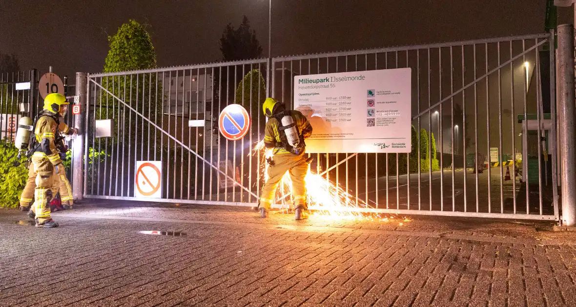 Hulpdiensten worstelen met toegang tot brand