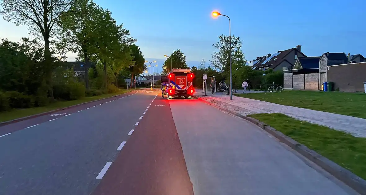 Brandweer ingezet voor brandend blikje